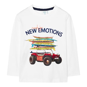 T-shirt à manches longues voitures