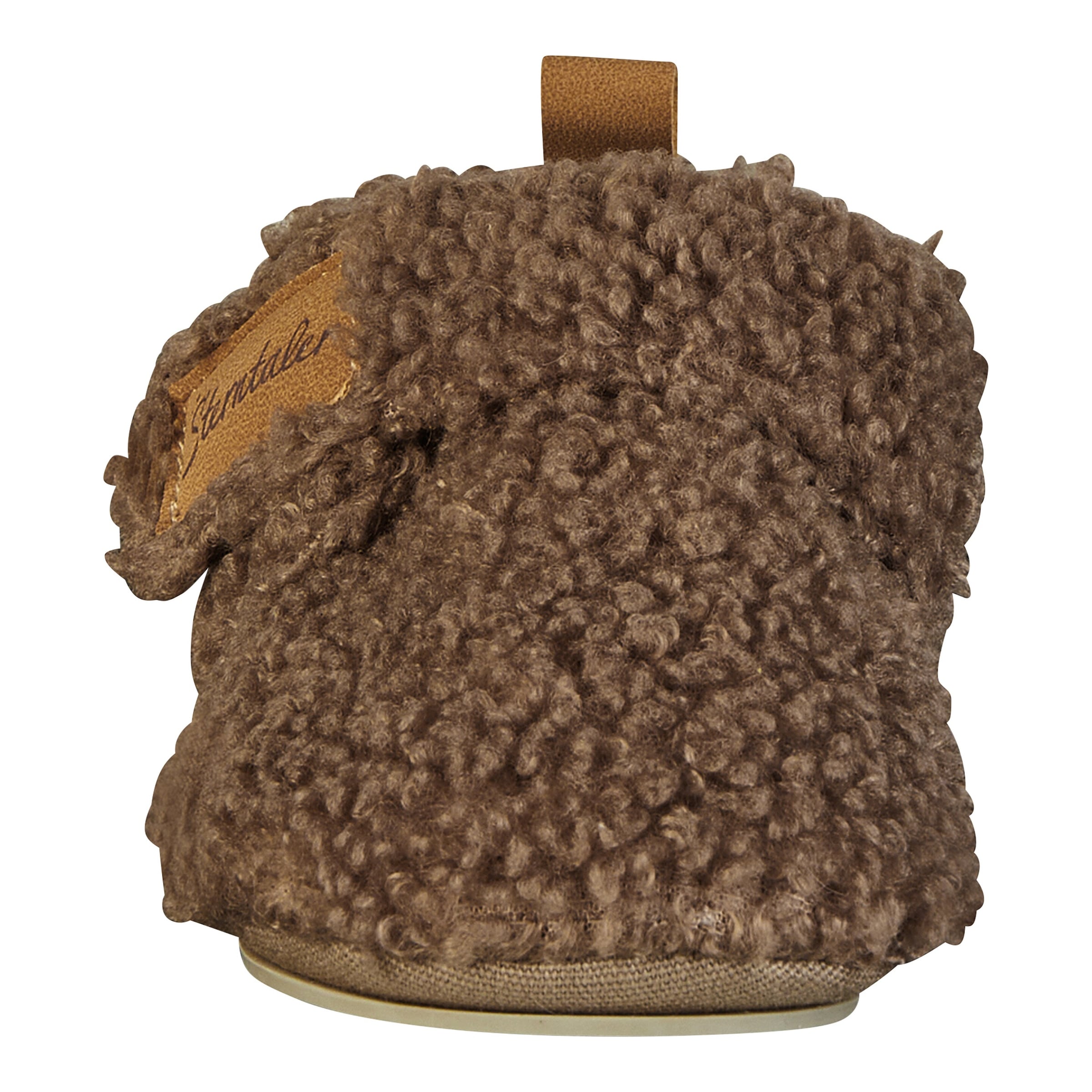 Krabbel-und Hausschuhe mit Klettverschluss Plüsch