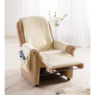 Jeté de fauteuil en laine vierge