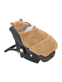 2-in-1 Baby Ausfahrsack/Wickelunterlage, Plüsch