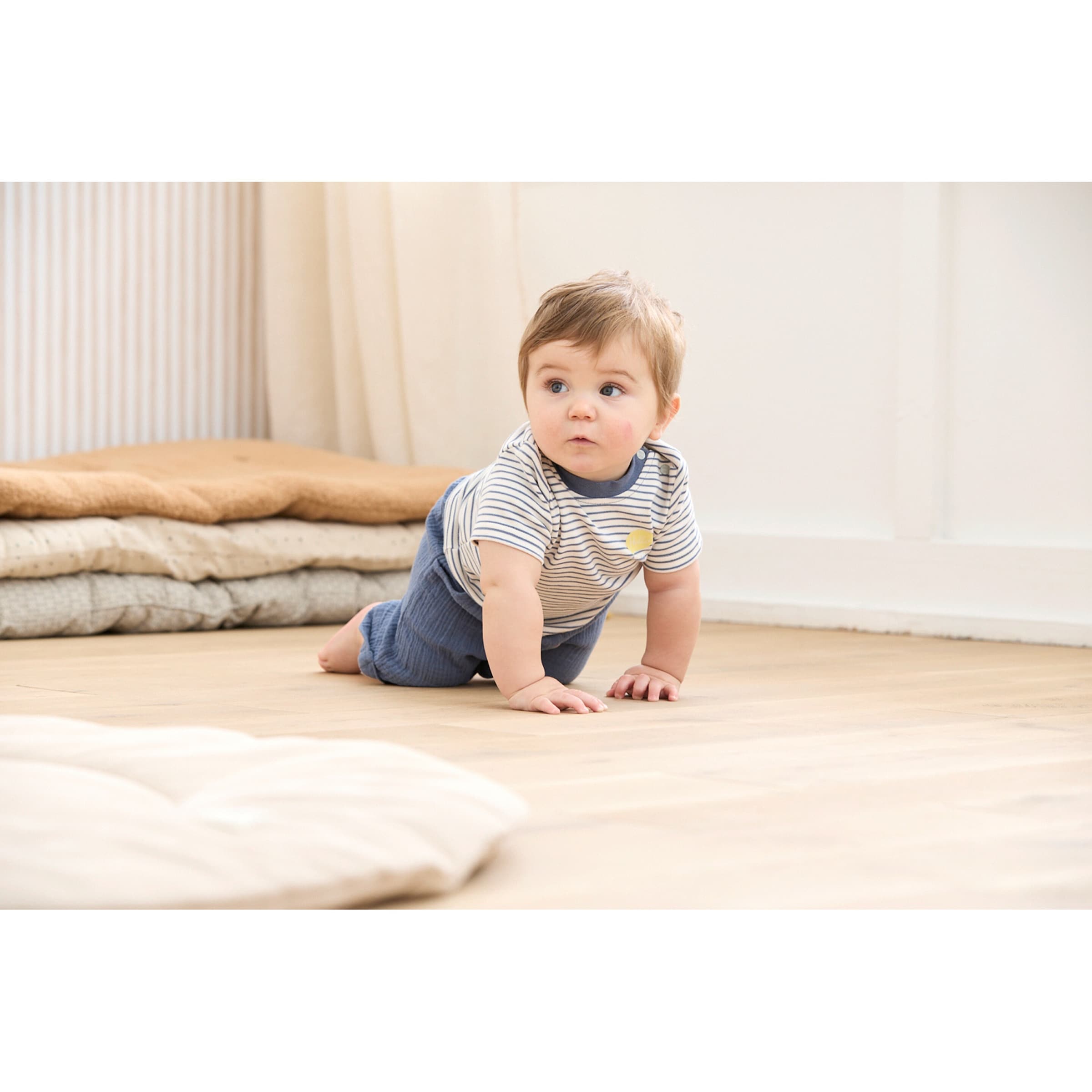 Thumbnail - Bornino Tiny Friends Musselin-Shorts