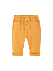 Baby Hose mit Dehnbund und Zierknöpfen
