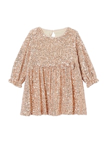 Festliches Baby Kleid mit Pailletten