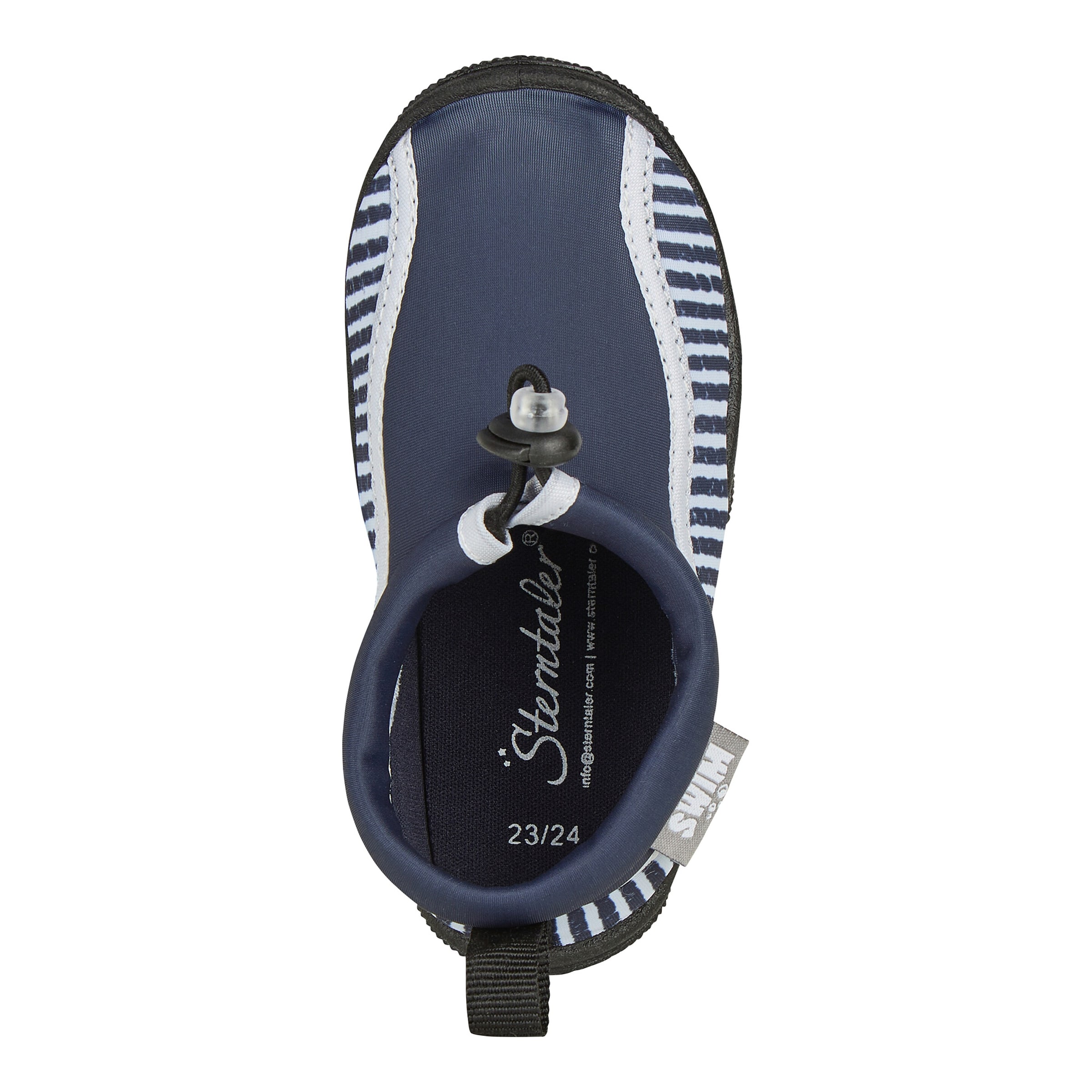 Thumbnail - Sterntaler Aqua-Schuhe mit Kordelstopper Ringel