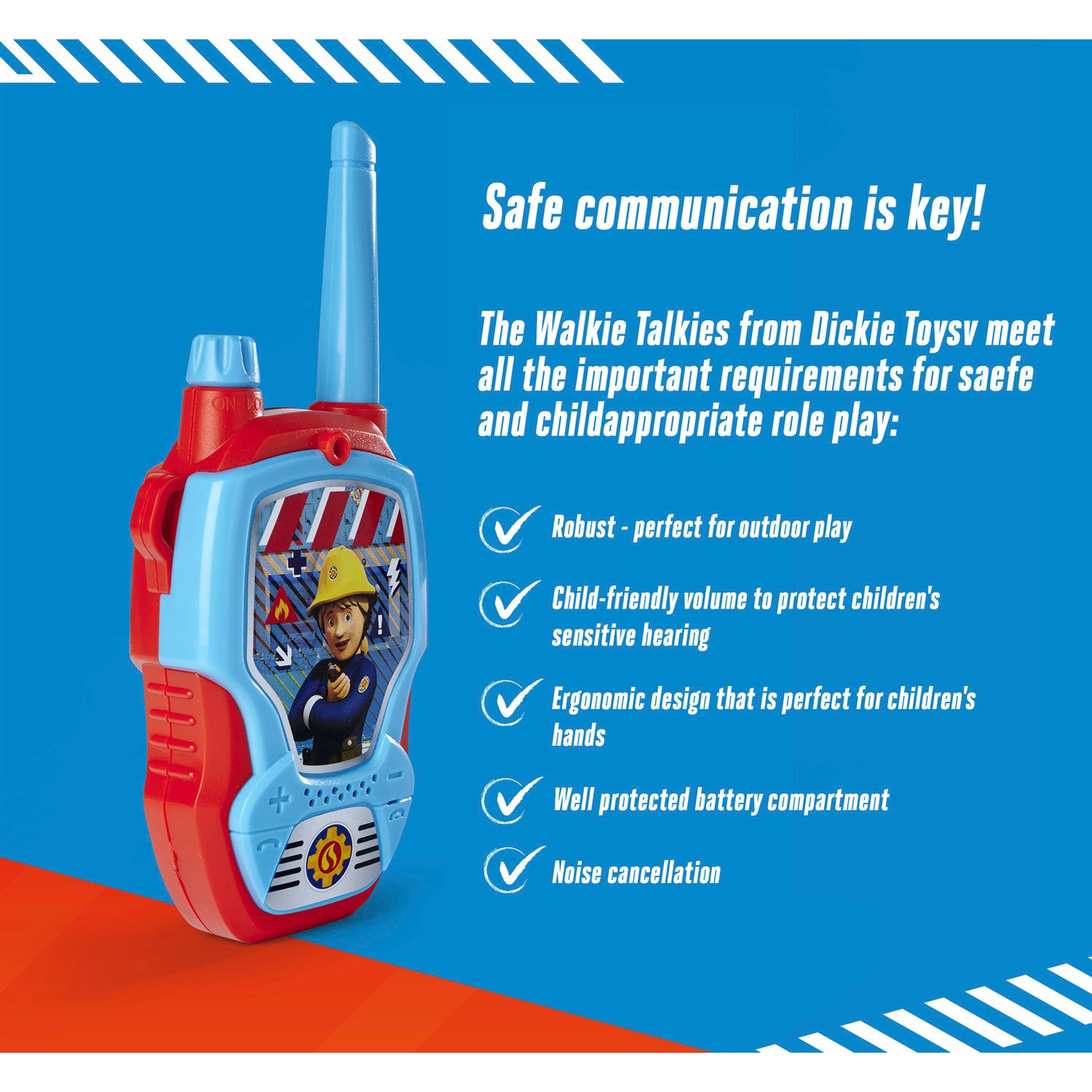 Dickie Toys Walkie Talkie Feuerwehrmann Sam