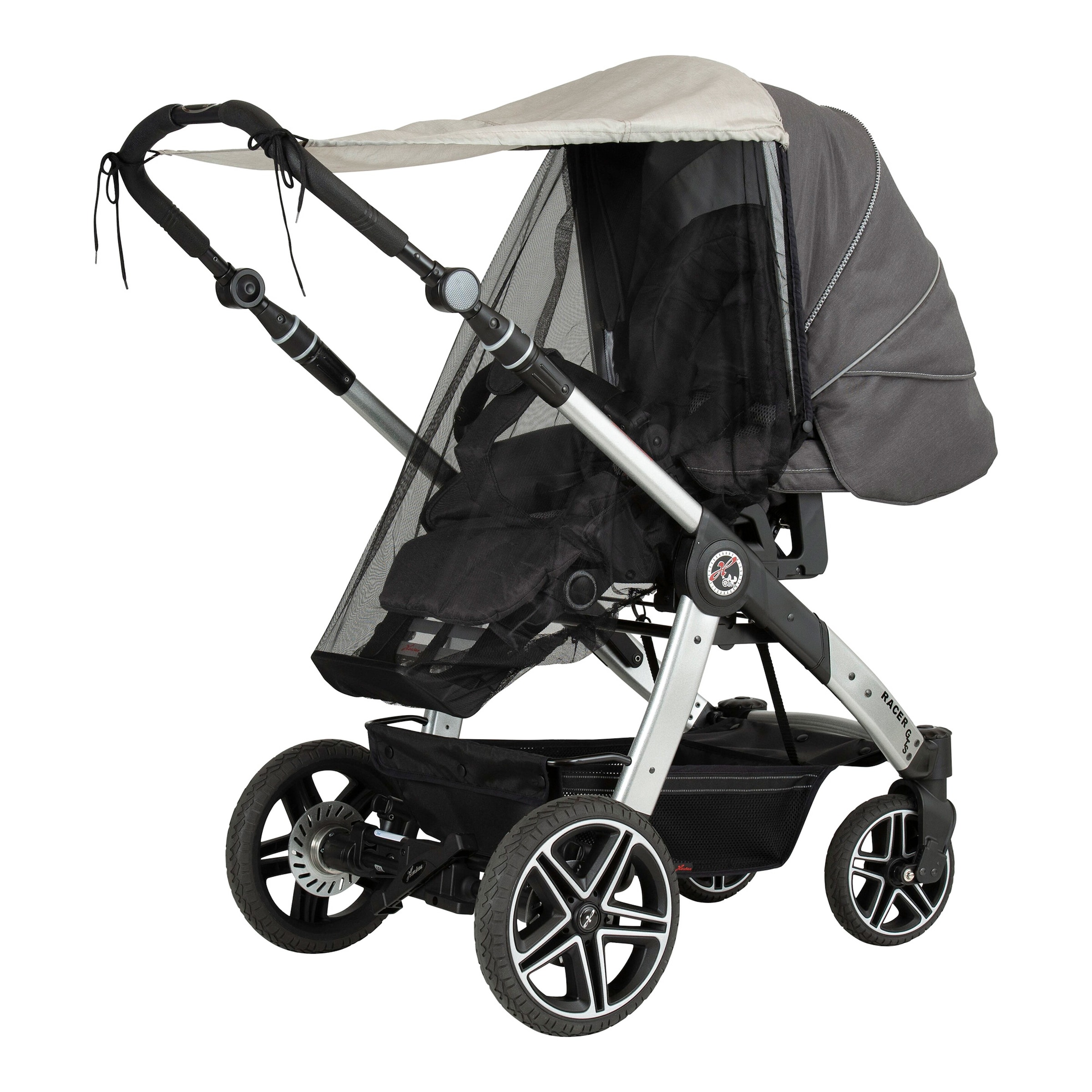 Hartan Sonnensegel mit Mückennetz mit UV-Schutz schwarz