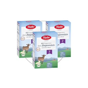 3er Pack Bio Folgemilch Ziege 2, 400g