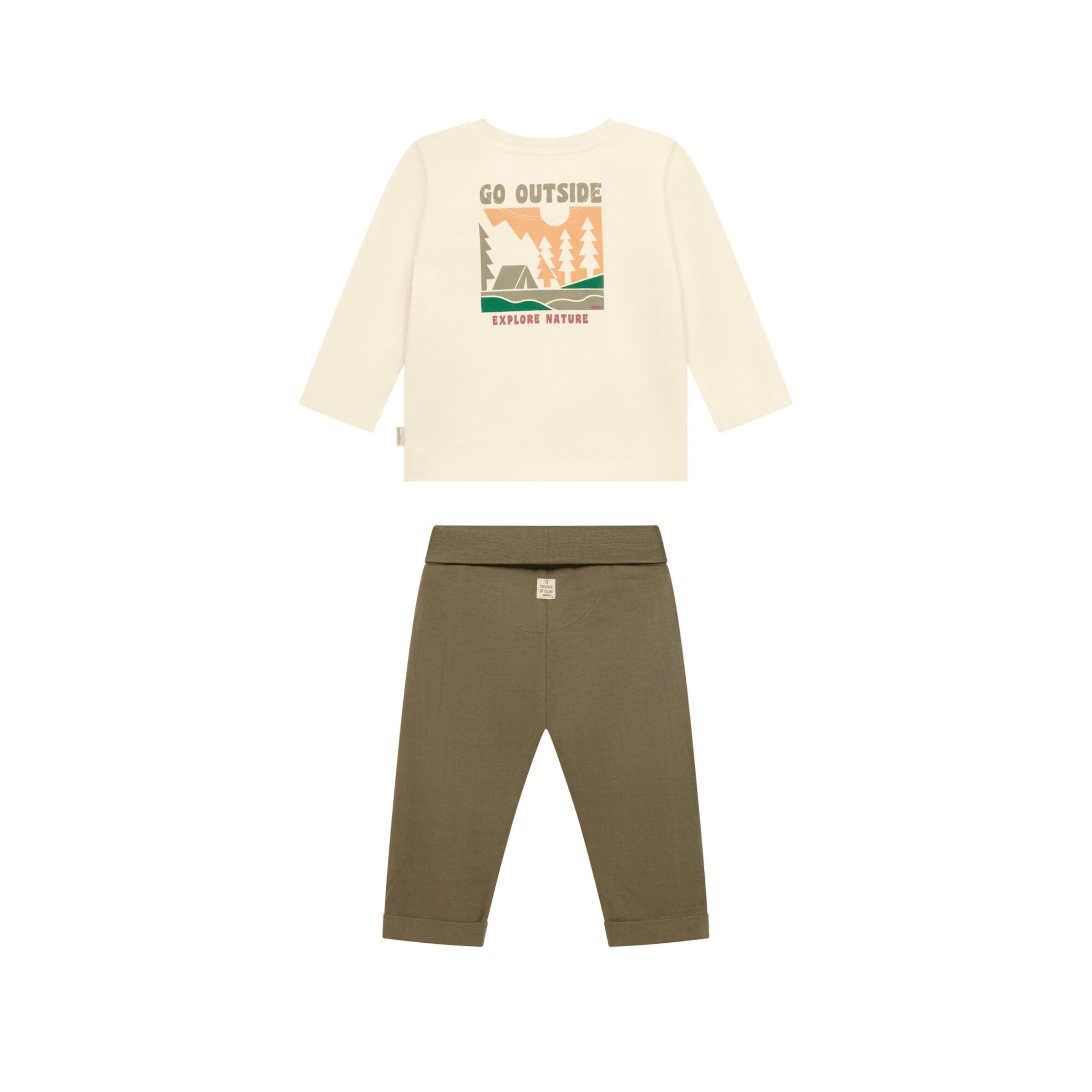 Noppies Baby Set T-shirt mit Hose - Backprint