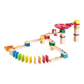 Parcours à billes avec dominos