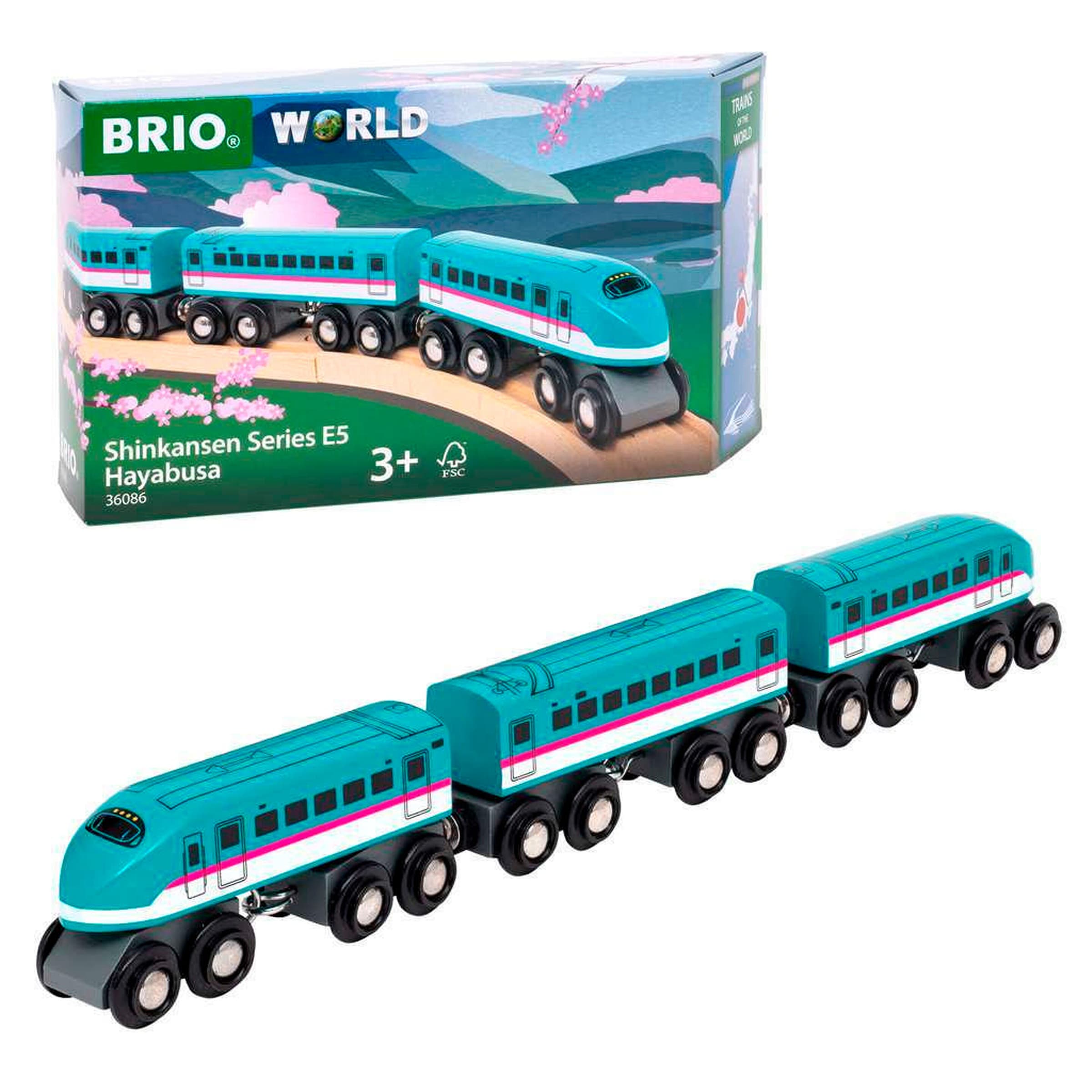 Brio Trains of the World Shinkansen Series E5 Hayabusa Zug