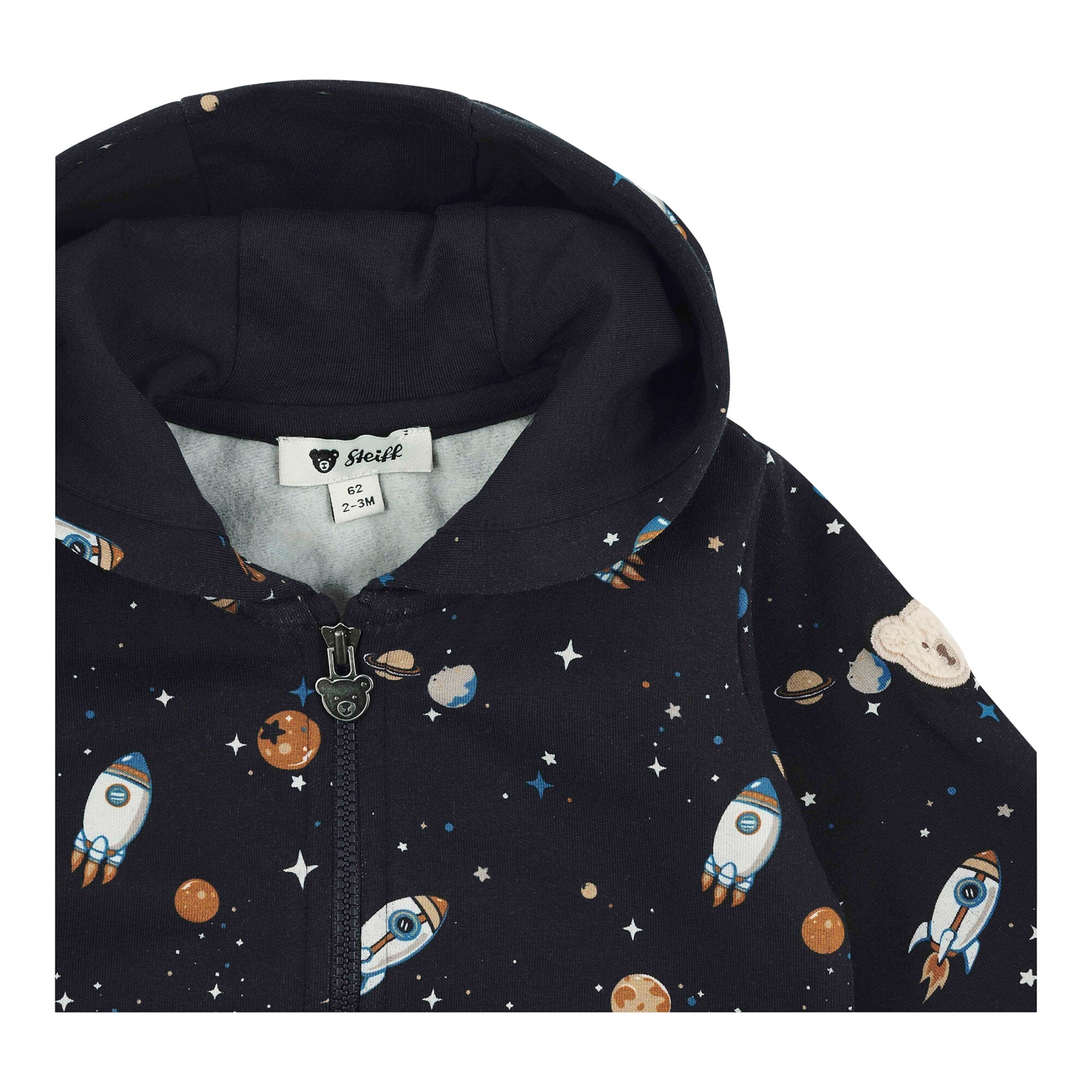 Sweatjacke mit Kapuze Weltall