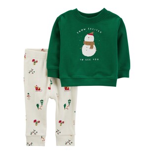 2-tlg. Set Sweatshirt und Jogginghose Weihnachten