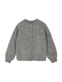 Flauschige Mädchen Strickjacke
