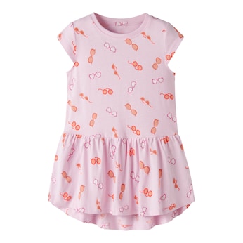 Kleid kurzarm Brillen