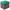 Sitz- und Aufbewahrungsbox, Grasblock, klein, Canvas Minecraft 
