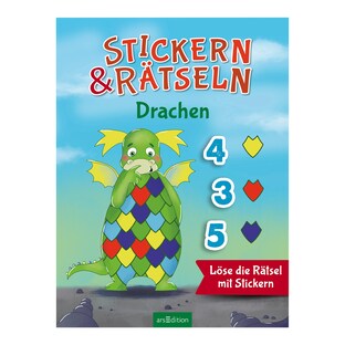 Stickern & Rätseln - Drachen