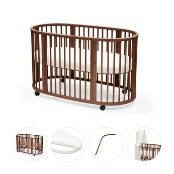 Bundle Sleepi inkl. Matratze und Spannbetttuch, Himmelstange und Himmell