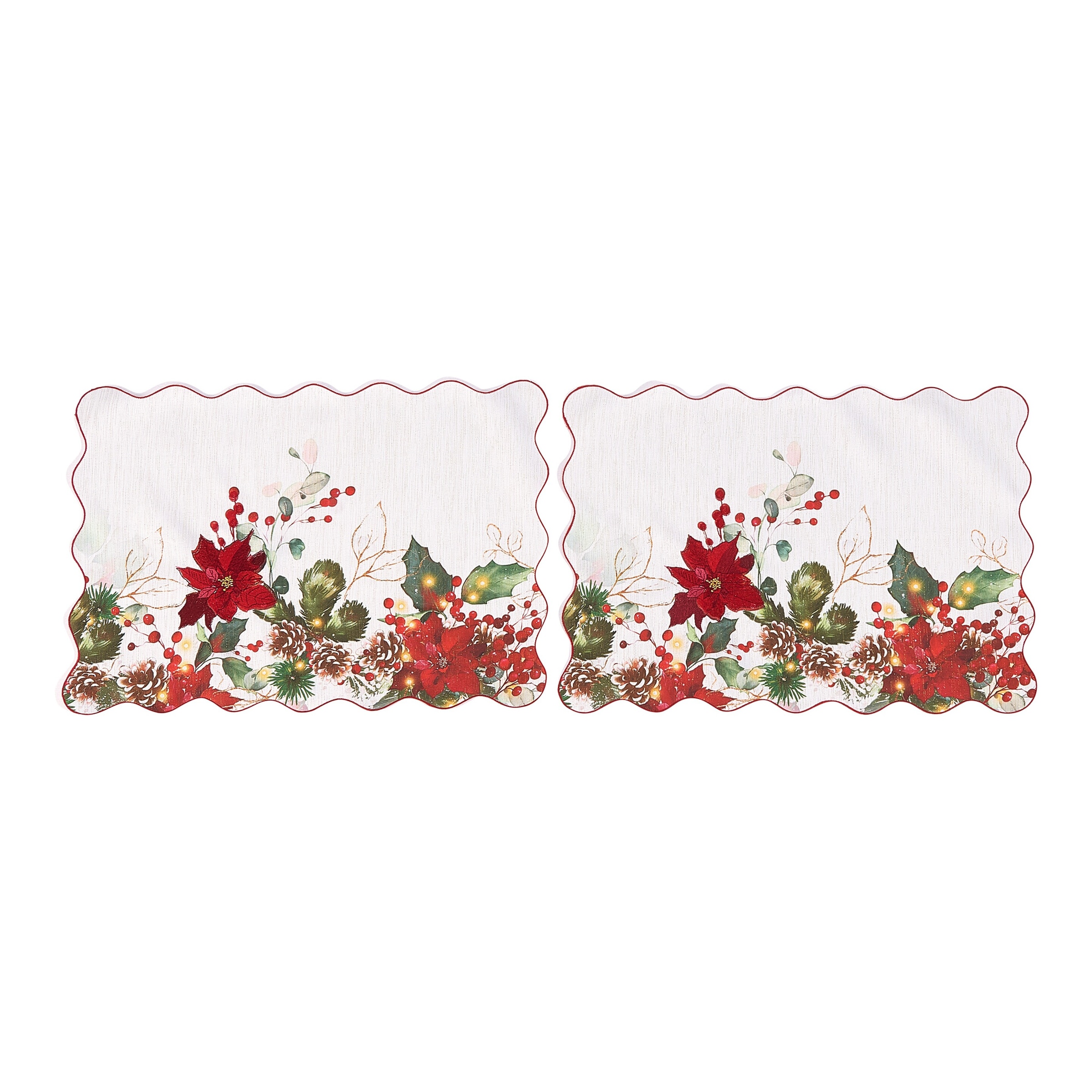 Platzset „Weihnachtszauber“, 2 Stück