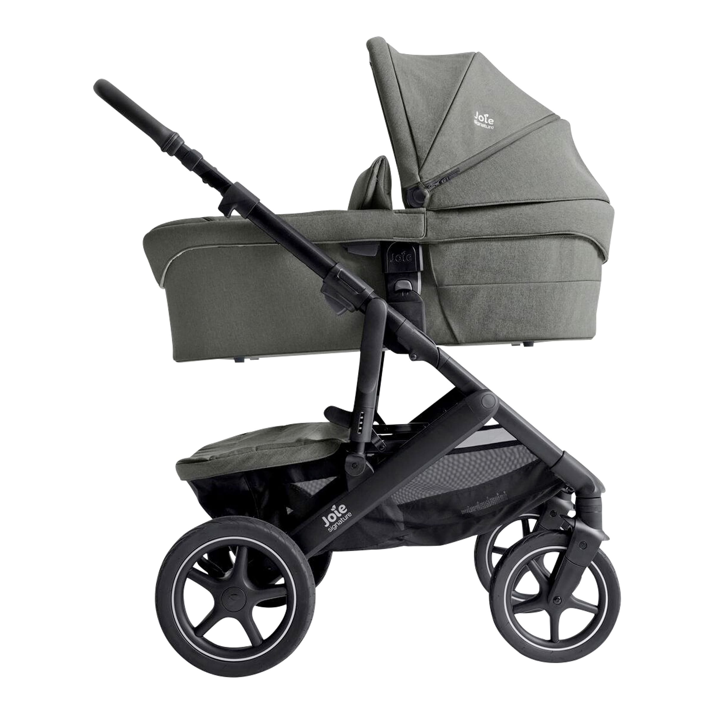 Joie signature Kombikinderwagen Vinca Travel-Set inkl. Babyschale i-Level Pro und Isofix-Basis i-Base Encore evergreen