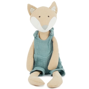 Kuscheltier aus Leinen & Musselin Fuchs - ab Geburt