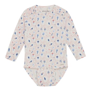 Body langarm Blumen