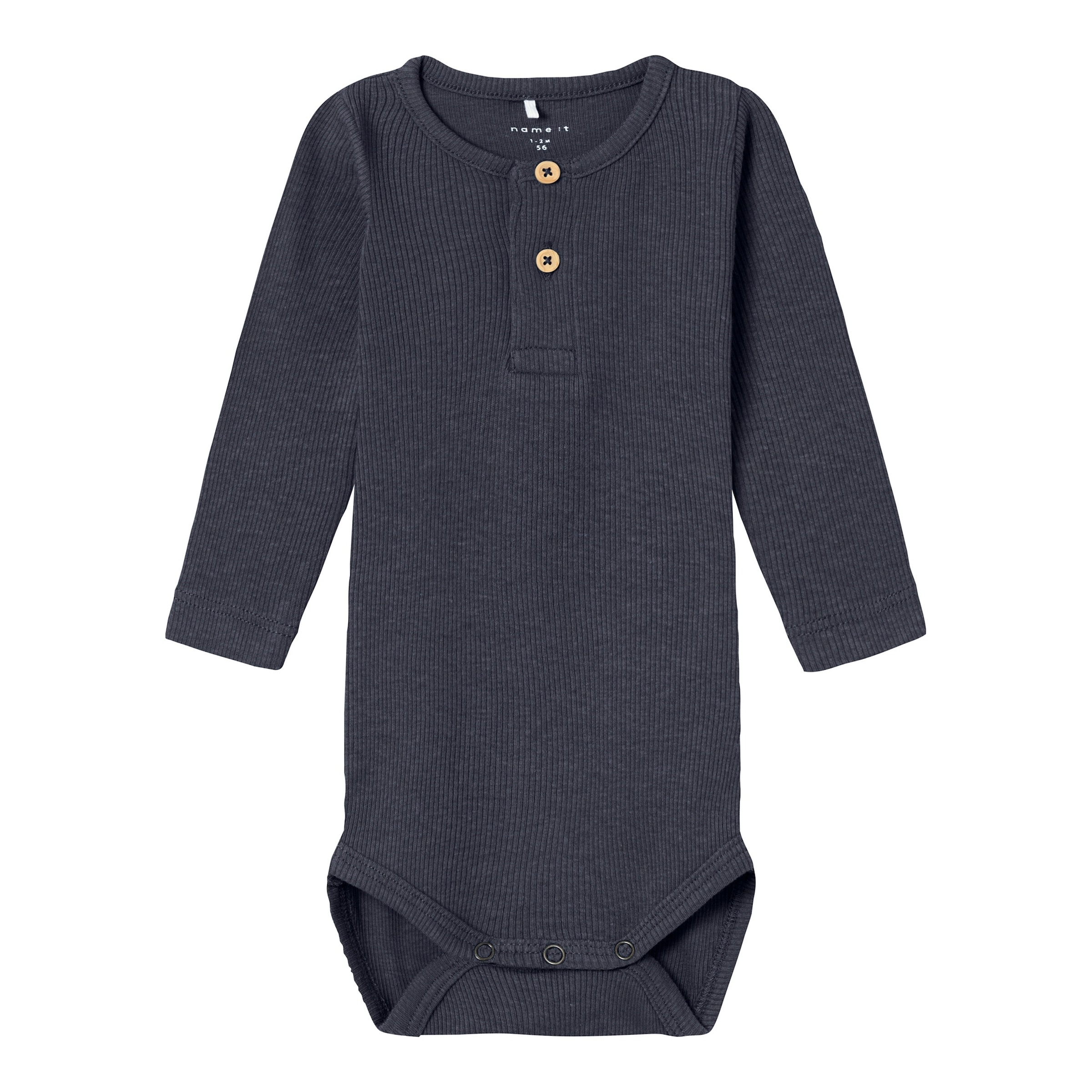 Name It Henley-Body langarm Rippqualität