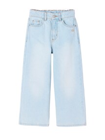 Weite Mädchen Jeans mit Dehnbund, Bundweite verstellbar