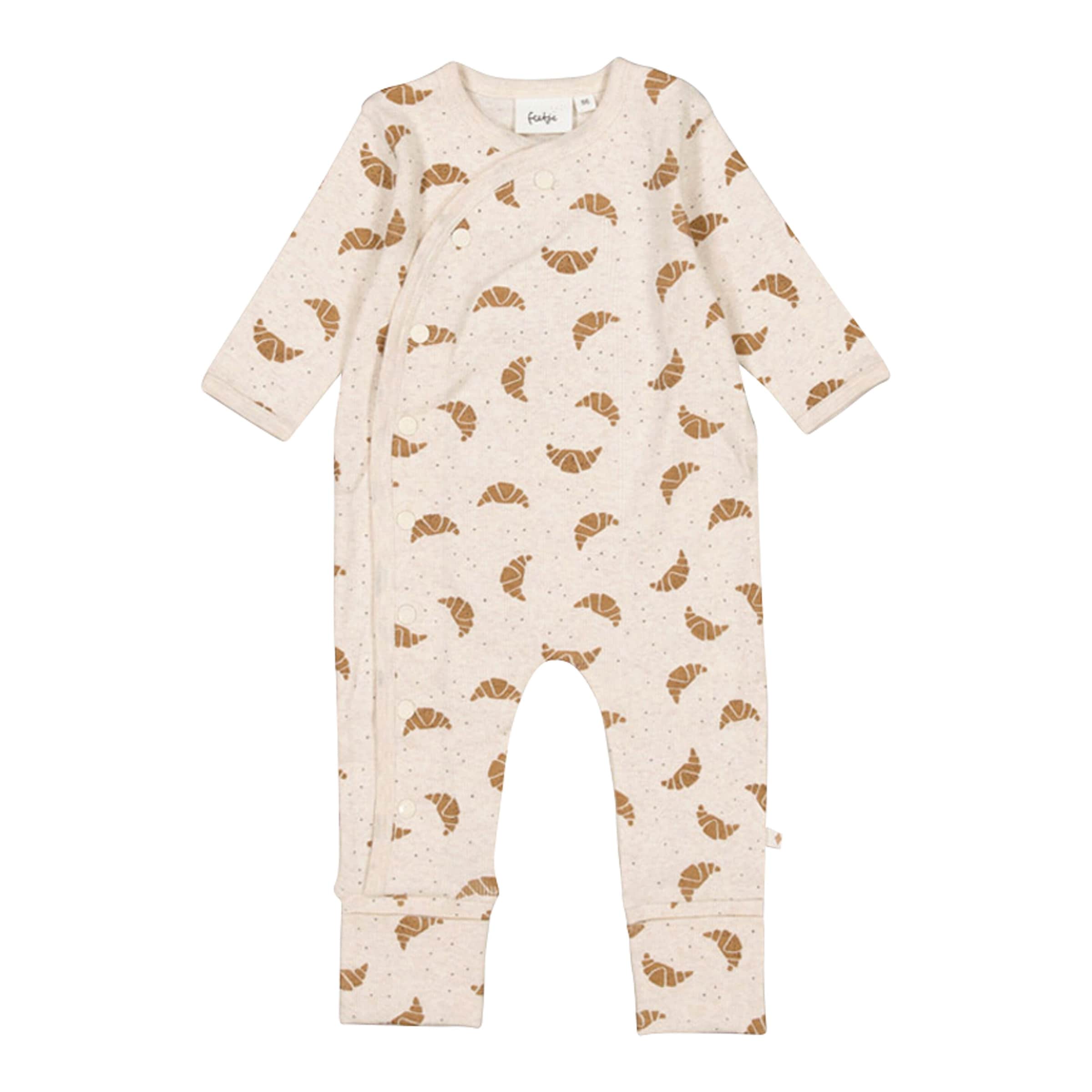Feetje Overall mit Klappfuß Croissant Rippqualität