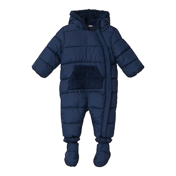 Combinaison pilote avec pieds amovibles et doublure peluche