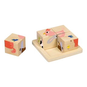 Würfelpuzzle Bauernhof