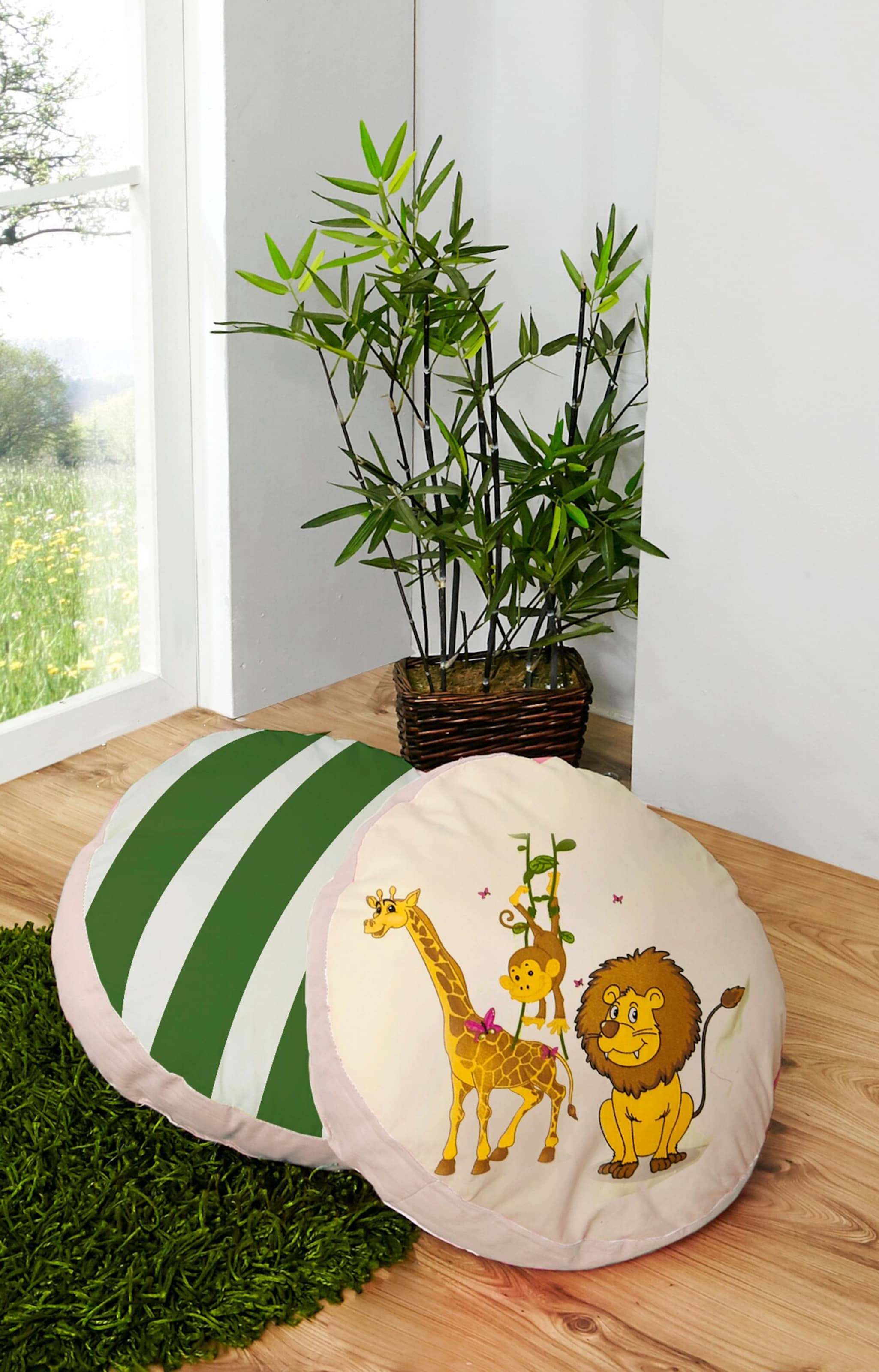 Ticaa Rundes Kissen-Set für Kinderzimmer 2-teilig von TICAA