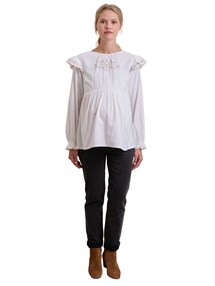 Festliche Umstandsbluse Baumwolle/Viskose