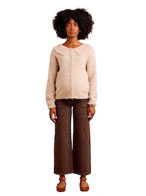 Pullover mit Zierkragen für Schwangerschaft & Stillzeit