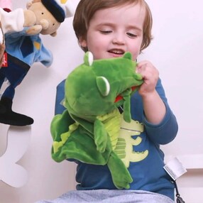 Handspielpuppe Krokodil 24cm