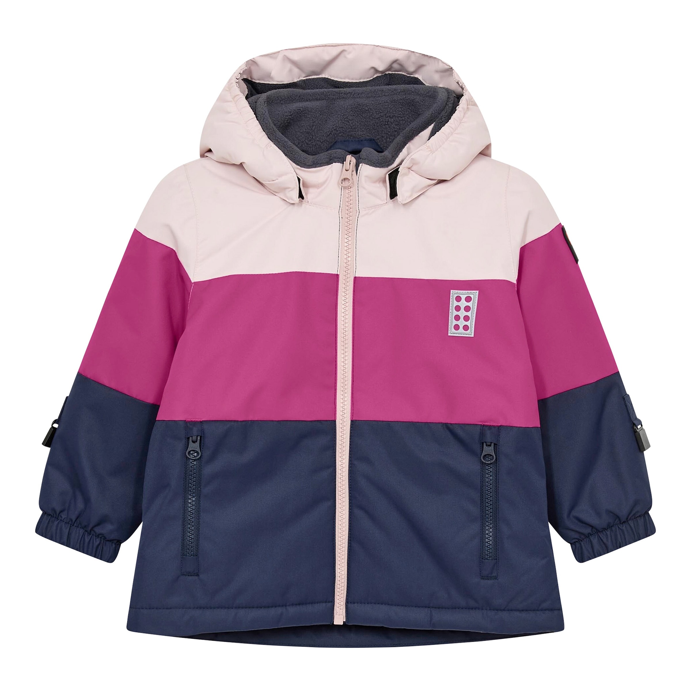 Lego® Kidswear Winterjacke mit abnehmbarer Kapuze LWJER Colorblock