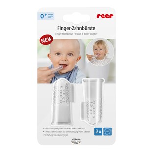 2er-Pack Finger-Zahnbürsten