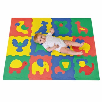 Puzzlematte Safari Tiere