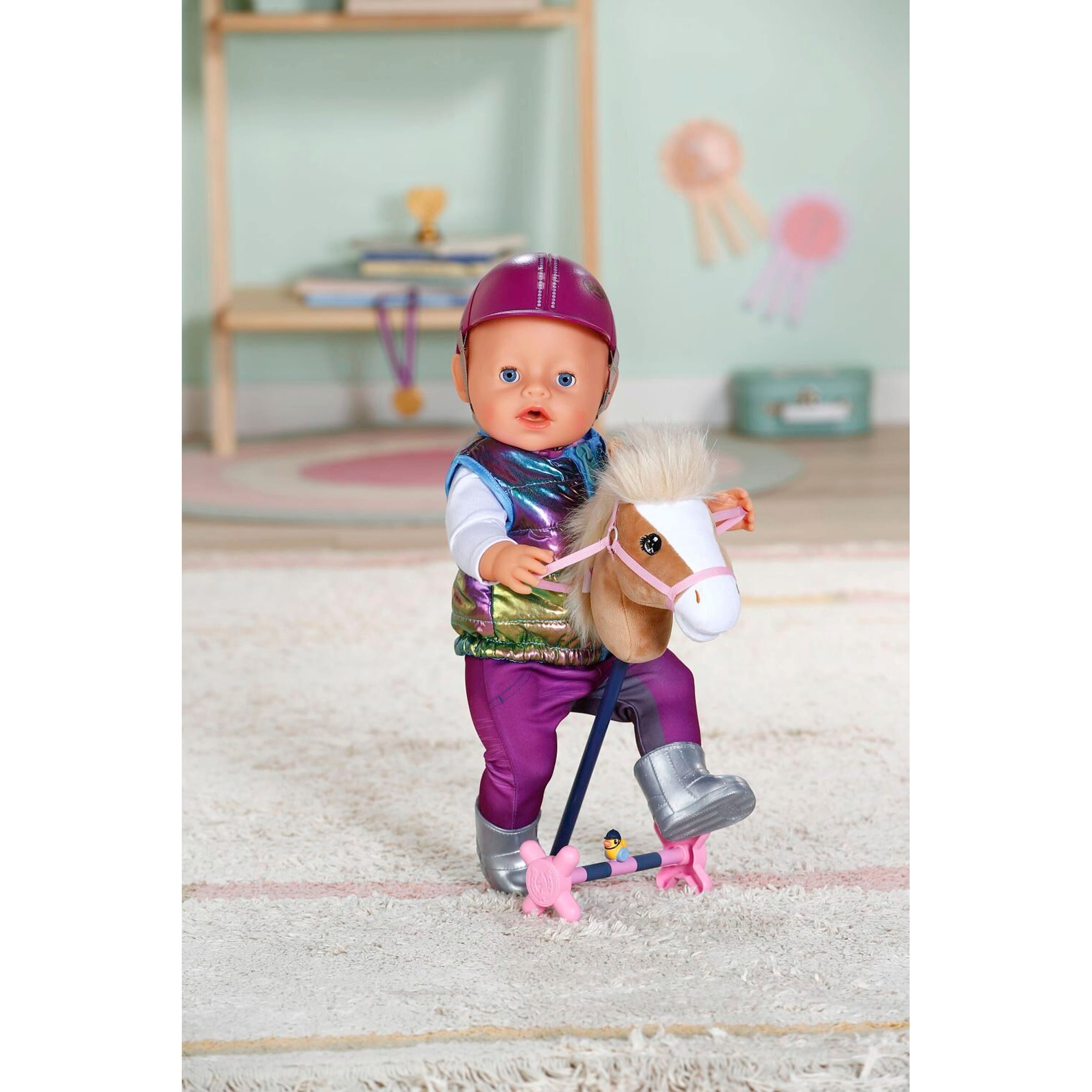 Puppen Hobby Horsing Set 43 cm