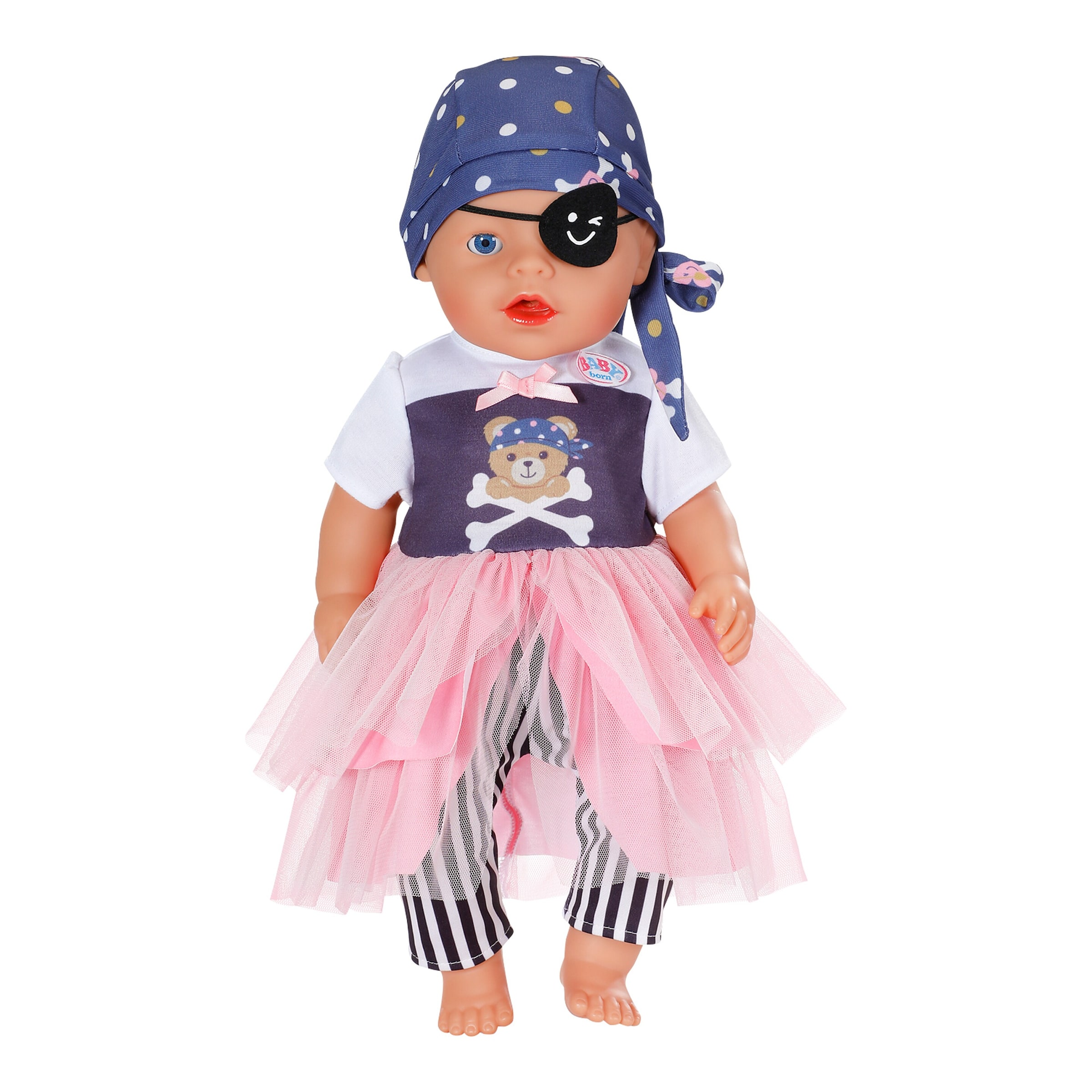 Puppen Outfit Piratenmädchen 43cm