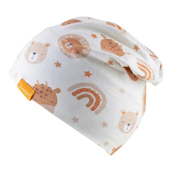 Beanie mit UV-Schutz Tiere Regenbogen