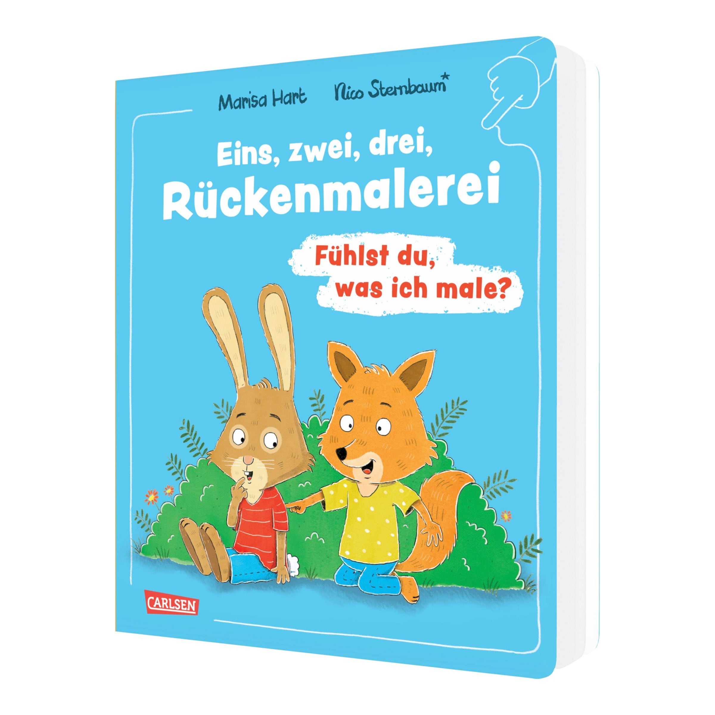 Carlsen Verlag Mitmachbuch 1,2,3 Rückenmalerei