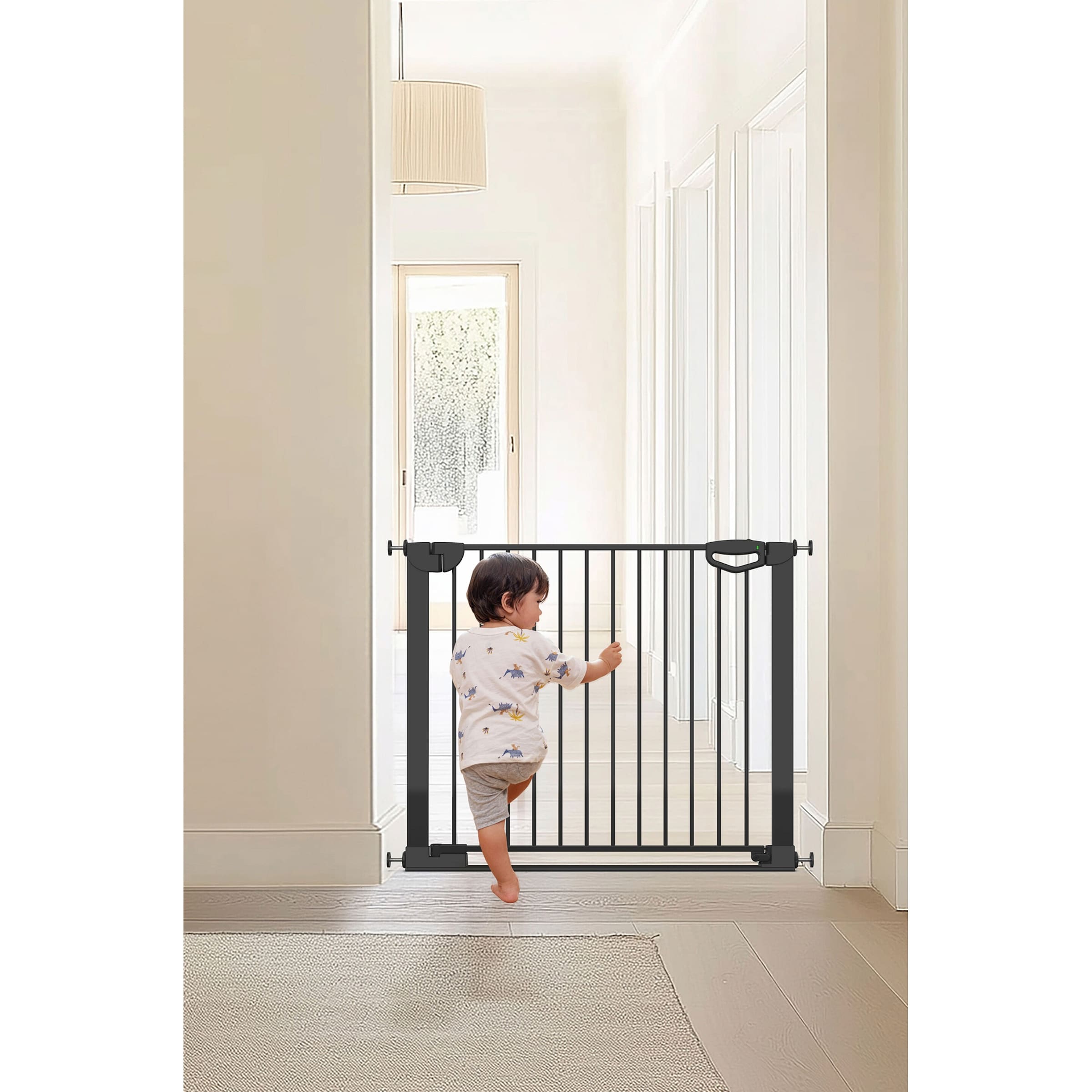 Geuther Tür- & Treppenschutzgitter Easylock mit Flatstep 83-90cm
