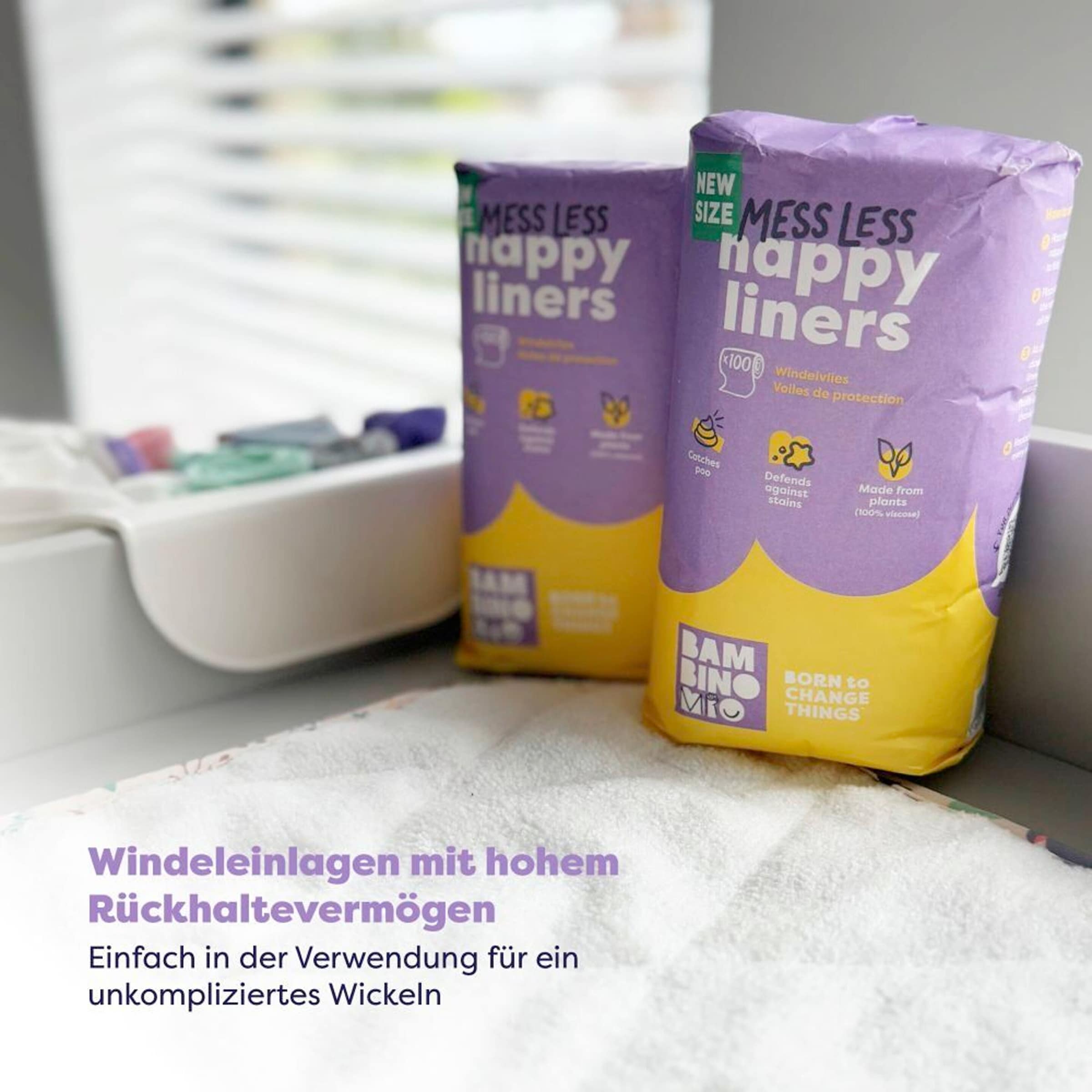 Bambino Mio Windelvlies a 100 Blatt