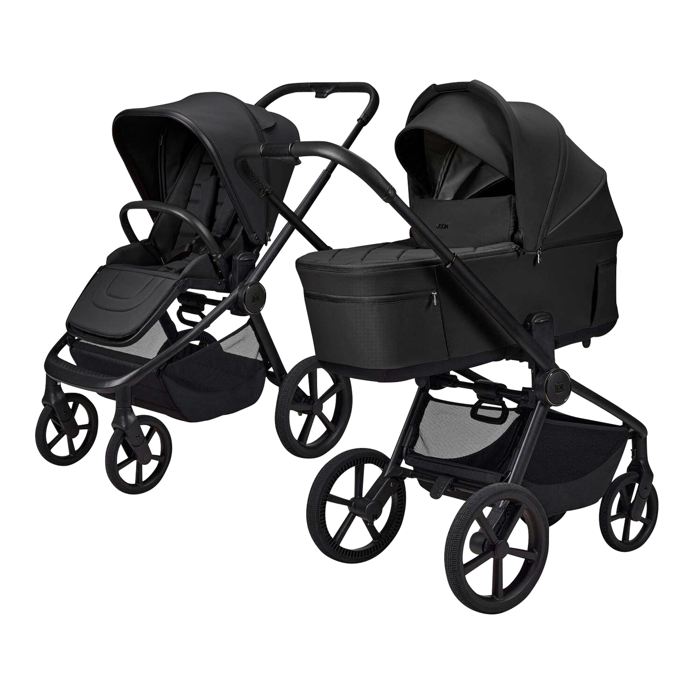 Moon Diamond Kombikinderwagen Resea FOLD Trio-Set inkl. Babyschale Cosmo 2.0 schwarz