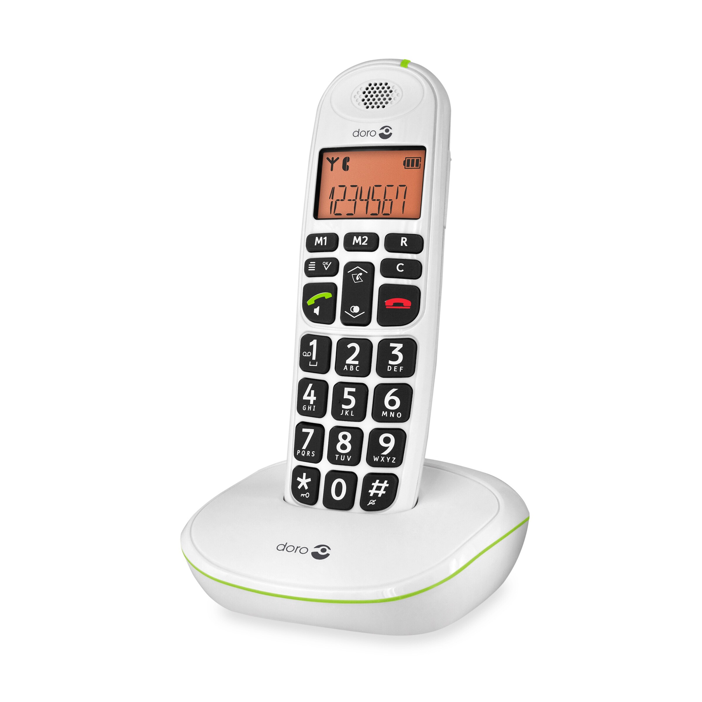 Schnurlos-Telefon PhoneEasy 100w, weiß
