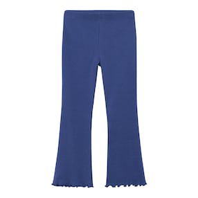Legging matière côtelée flare