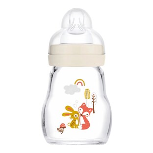 Babyflasche Feel Good Elements, Glas, 170 ml, ab 0M
