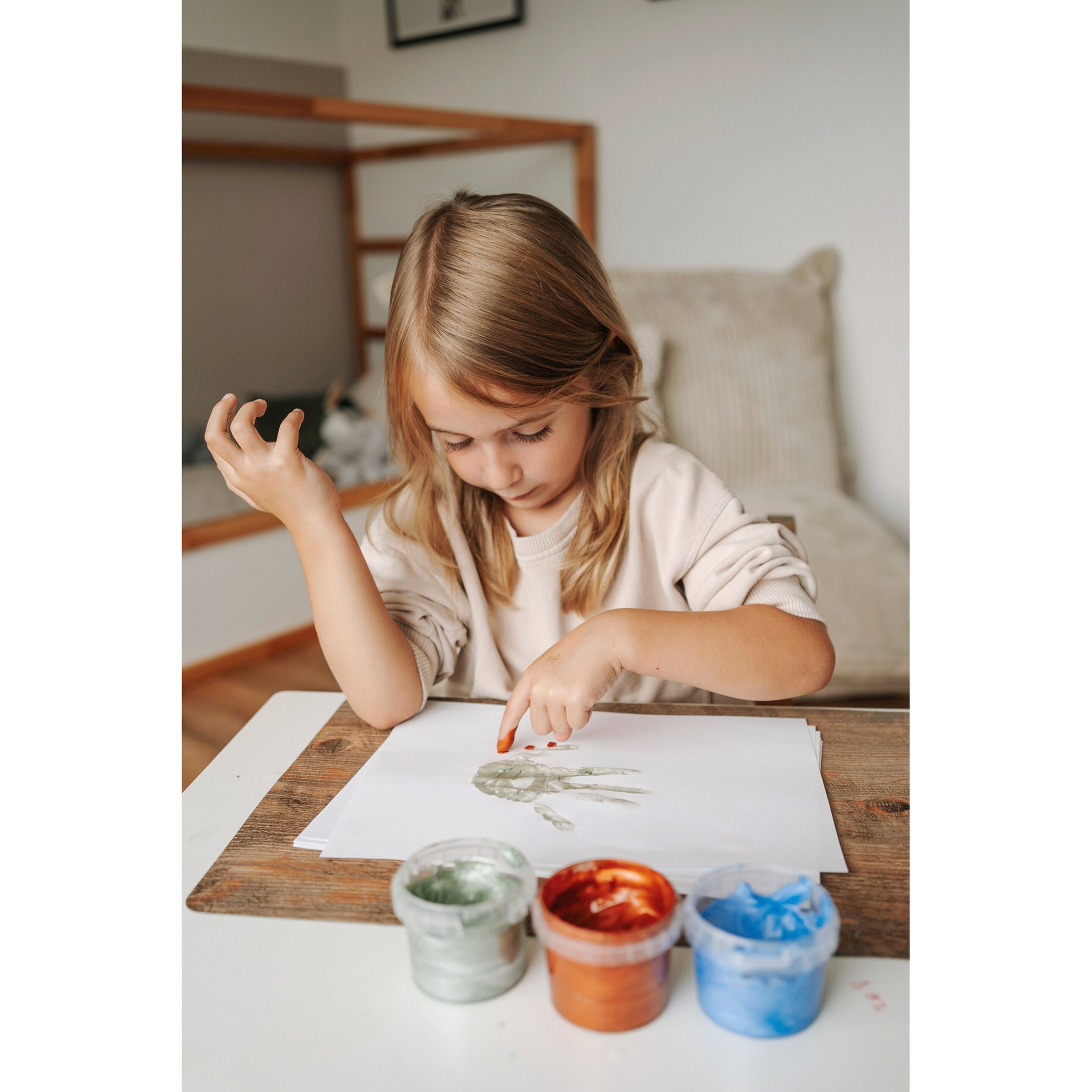 Fingermalfarbe Glitzerbande