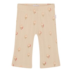 Legging glace coupe flaired côtes