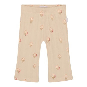 Legging glace coupe flaired côtes